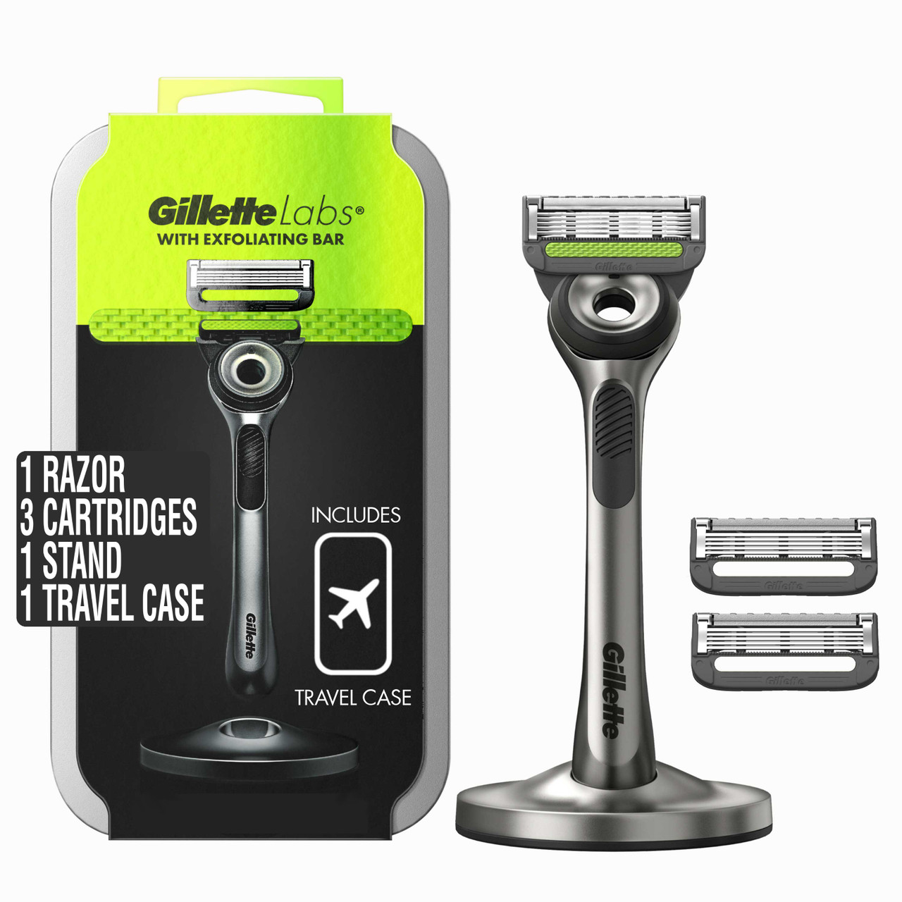 GilletteLabs with Exfoliating Bar Razor