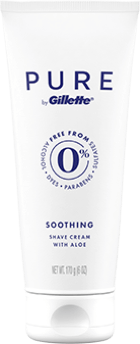Gillette Pure Shave Cream for Sensitive Skin